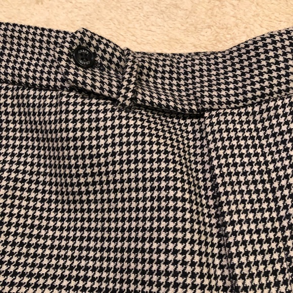 Chaps NWT houndstooth wool lined pants size 4 - Picture 2 of 8